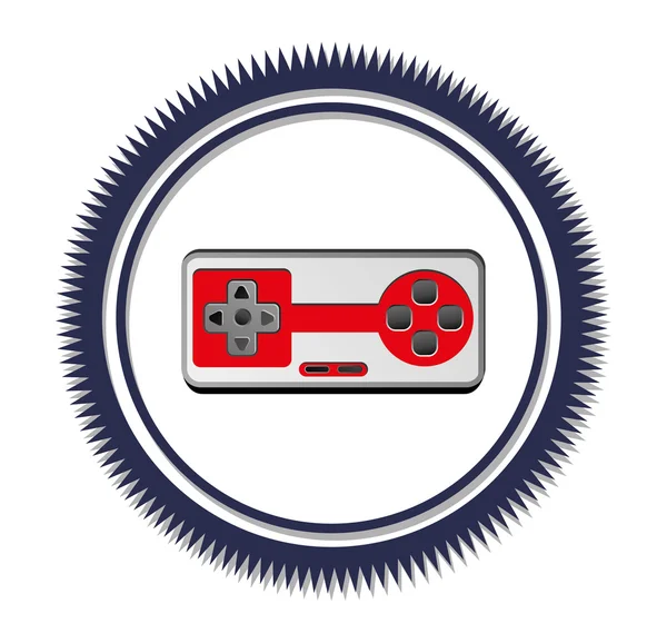 Joystick retro de dibujos animados — Archivo Imágenes Vectoriales