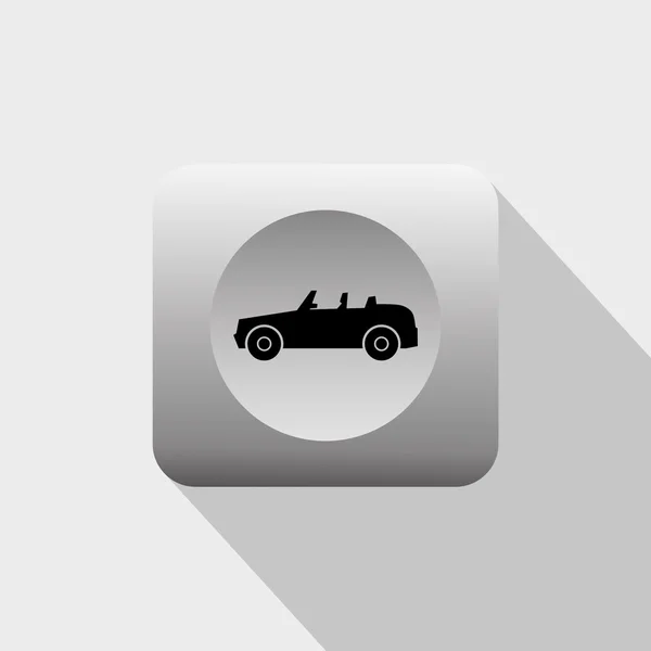 Auto en pictogram — Stockvector