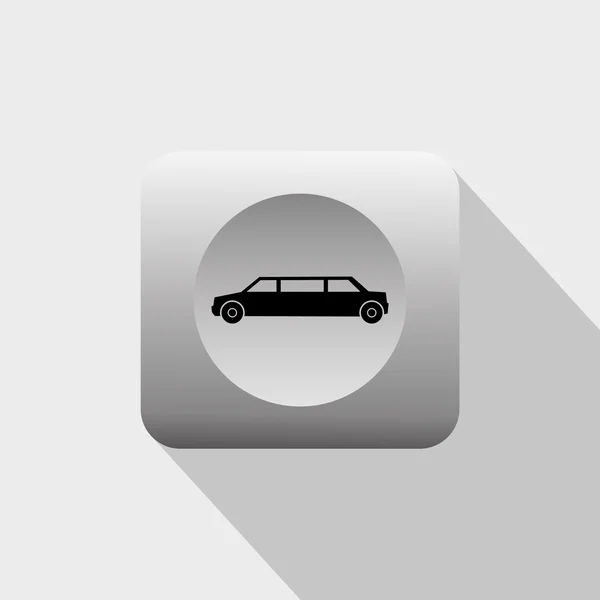 Auto en pictogram — Stockvector