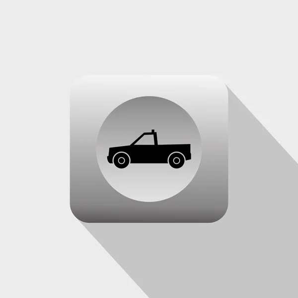 Auto en pictogram — Stockvector