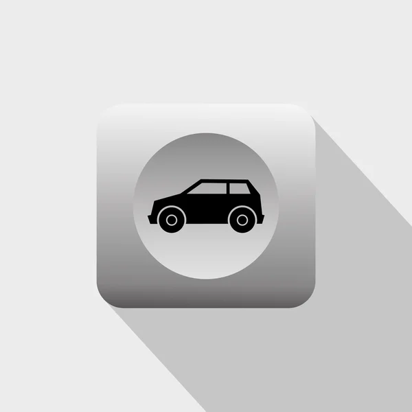 Auto en pictogram — Stockvector