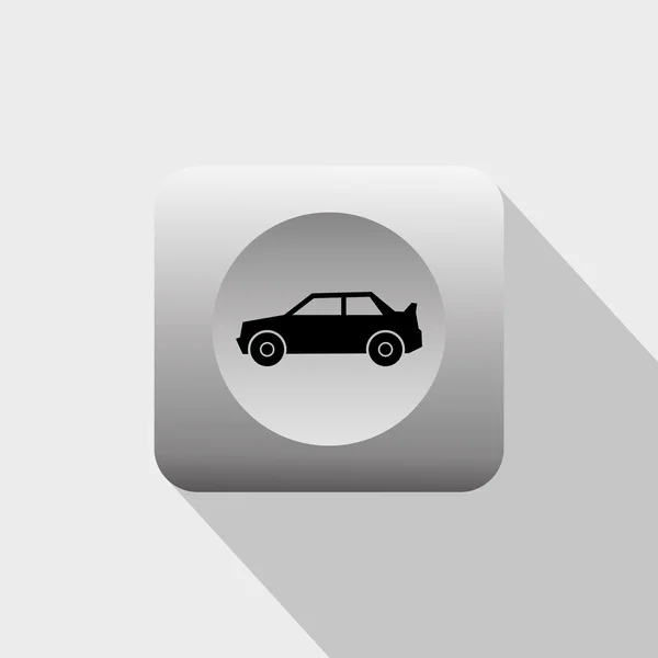 Auto en pictogram — Stockvector