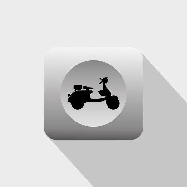 Icona moto Cooter — Vettoriale Stock