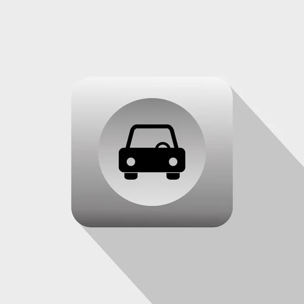 Auto en pictogram — Stockvector