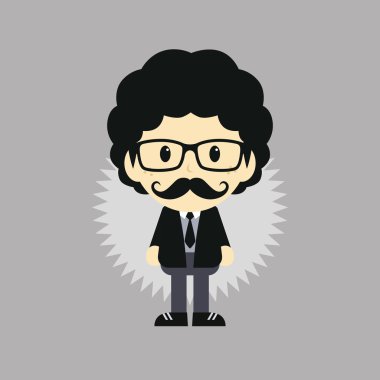 Bıyıklı adam karakteri