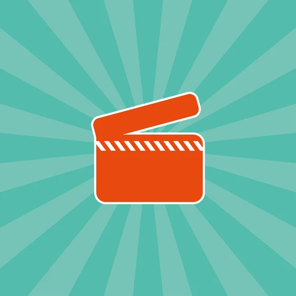 Movie theme icon — Stock Vector