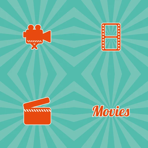 Movie theme icon — Stock Vector