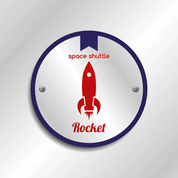 Spaceshuttle ontwerp — Stockvector