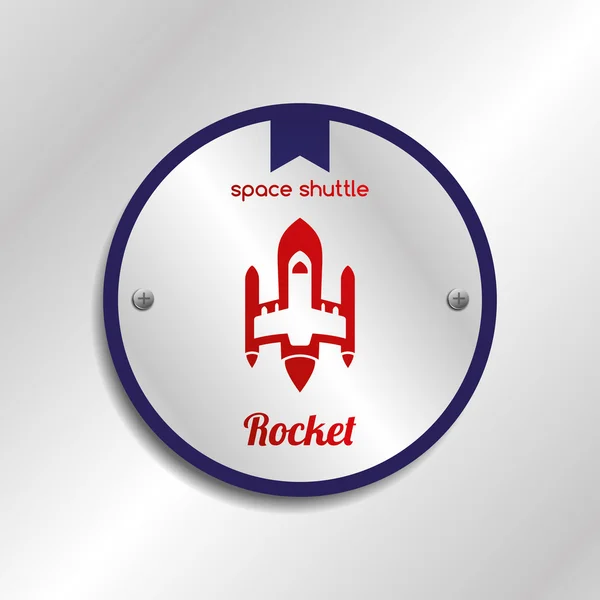 Projeto de ônibus espacial —  Vetores de Stock