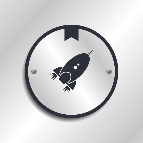 Space shuttle design — Stock Vector