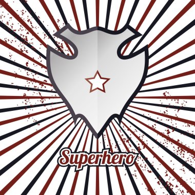 Süper kahraman ile kalkan