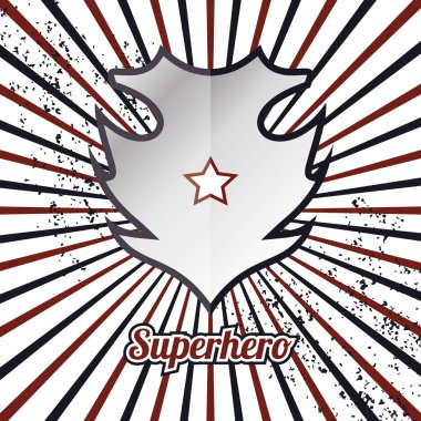 Süper kahraman ile kalkan