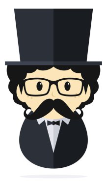 Smokin beyefendi adam