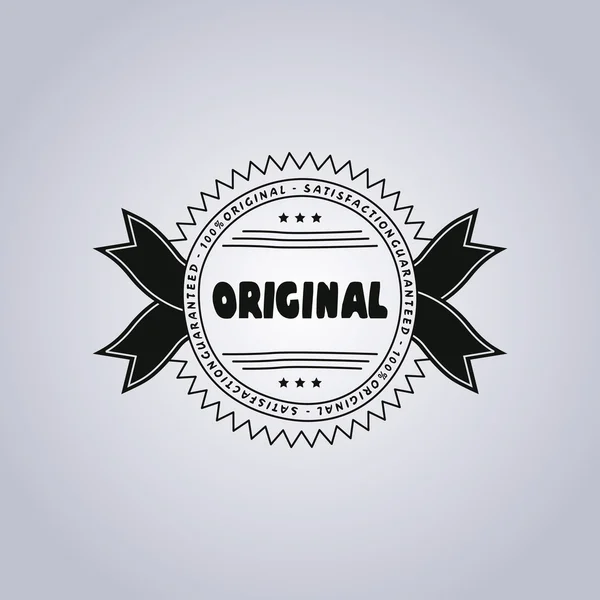 Etiqueta original vintage — Vector de stock