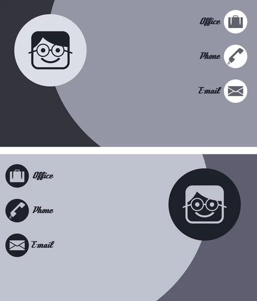 Tarjetas de visita modernas — Archivo Imágenes Vectoriales
