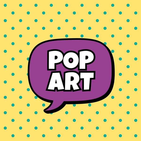 Fondo abstracto de arte pop — Vector de stock