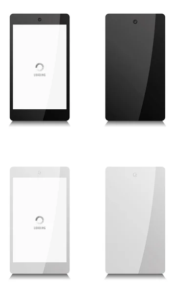 Tabletas electrónicas gadgets — Vector de stock