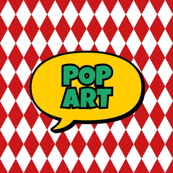 Fond pop art abstrait — Image vectorielle