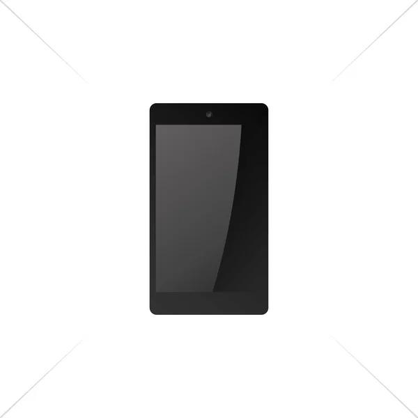 Tablet preto objeto — Vetor de Stock