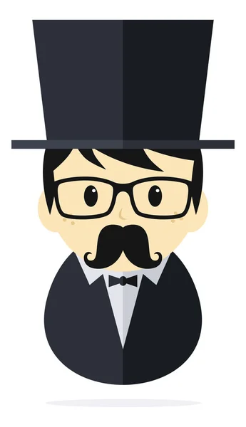 Tuxedo gentleman man — Stockvector