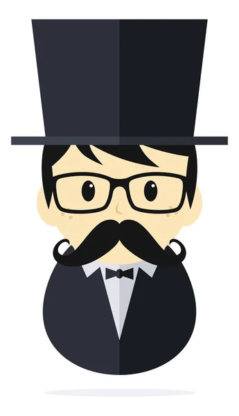 Tuxedo gentleman guy — Stock Vector