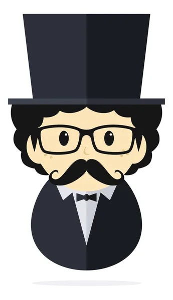 Tuxedo gentleman guy — Stock Vector