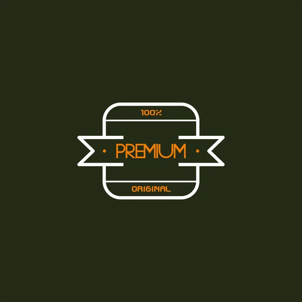 Insigne Premium moderne — Image vectorielle