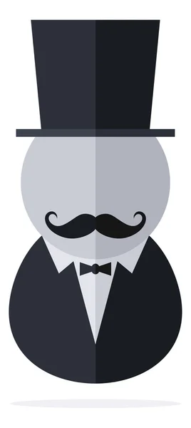 Monsieur guy Smoking — Image vectorielle