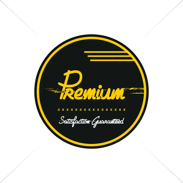 Vintage style quality badge — Stock Vector
