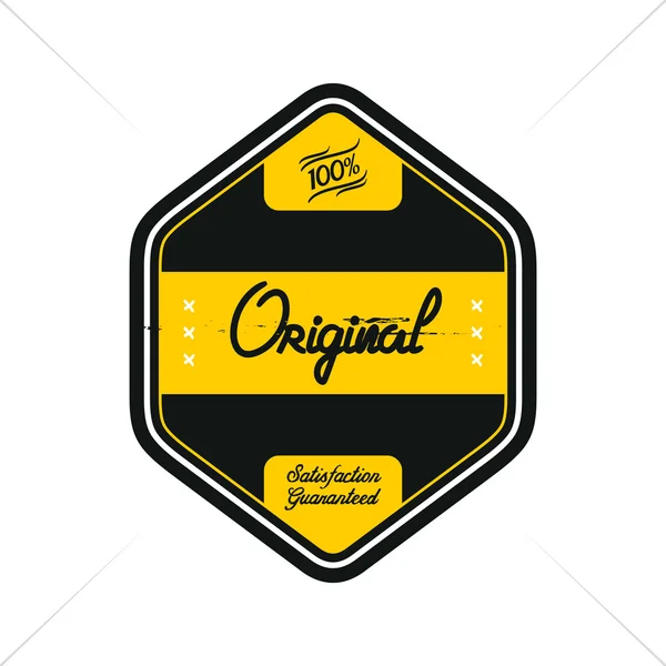 Vintage style quality badge — Stock Vector