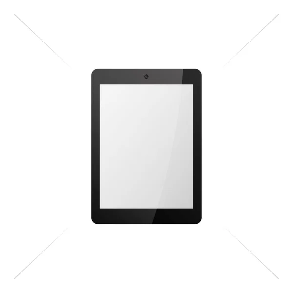 Tablet preto objeto —  Vetores de Stock