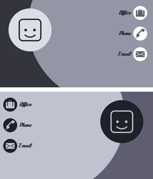 Cartes de visite modernes — Image vectorielle