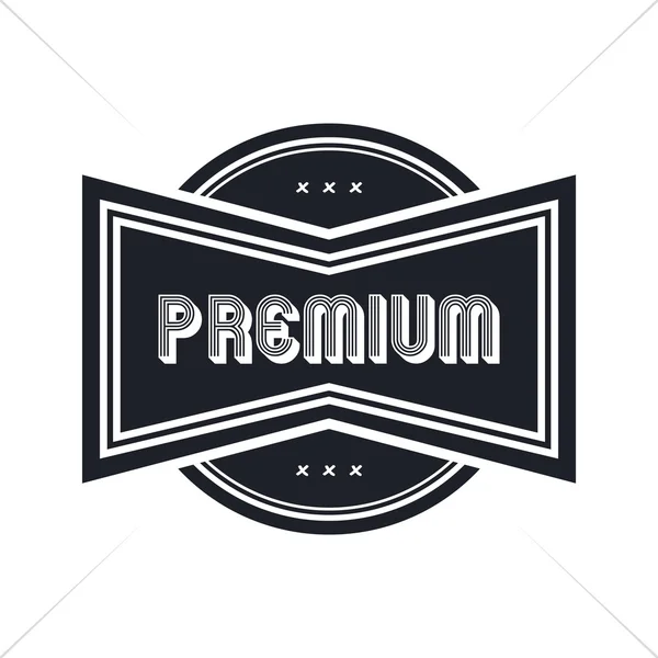 Illustrazione etichetta badge premium — Vettoriale Stock