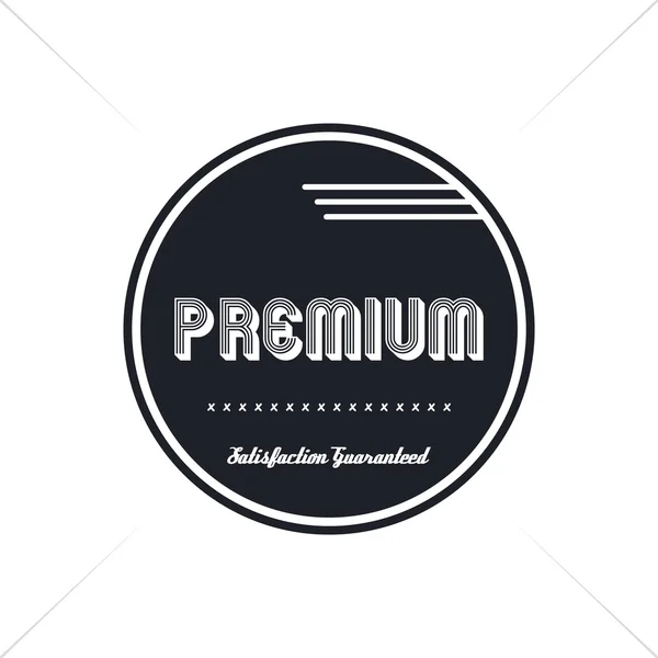 Premium Badge label illustration — Stock Vector