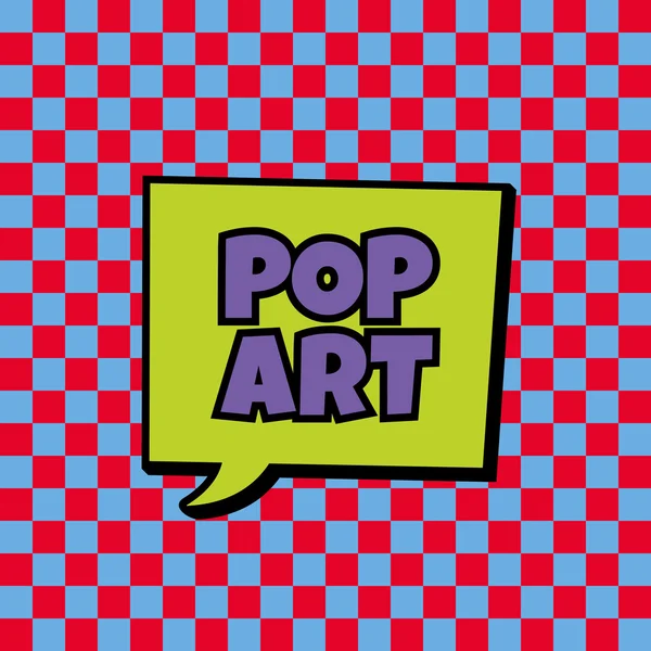 Abstrato pop arte fundo — Vetor de Stock