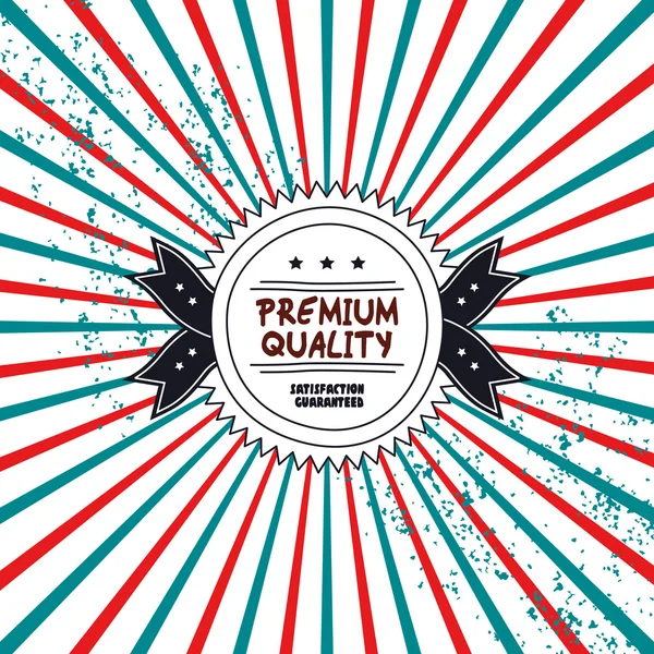 Insignia de producto de calidad premium — Vector de stock