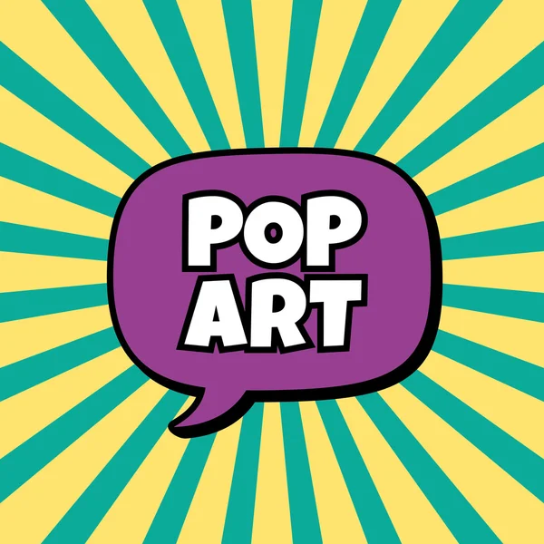 Abstract pop art background — Stock Vector