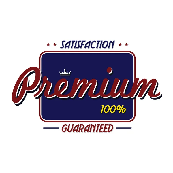 Badge vintage Premium — Image vectorielle
