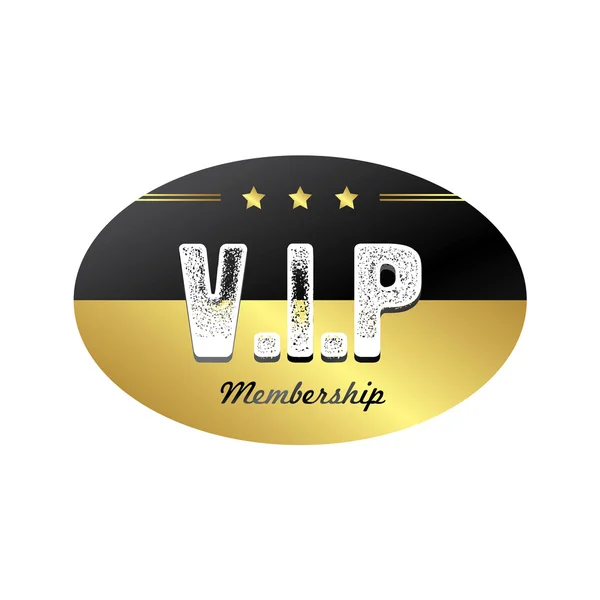 Insignia de miembro Vip — Archivo Imágenes Vectoriales