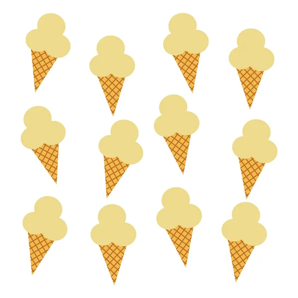 Cono de helado — Archivo Imágenes Vectoriales