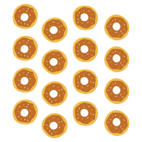 Donut - tema del restaurante — Vector de stock