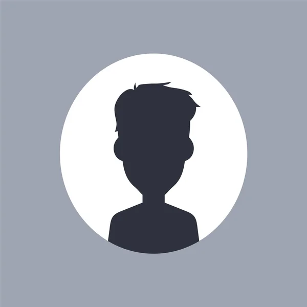 Male person silhouette — Stock Vector
