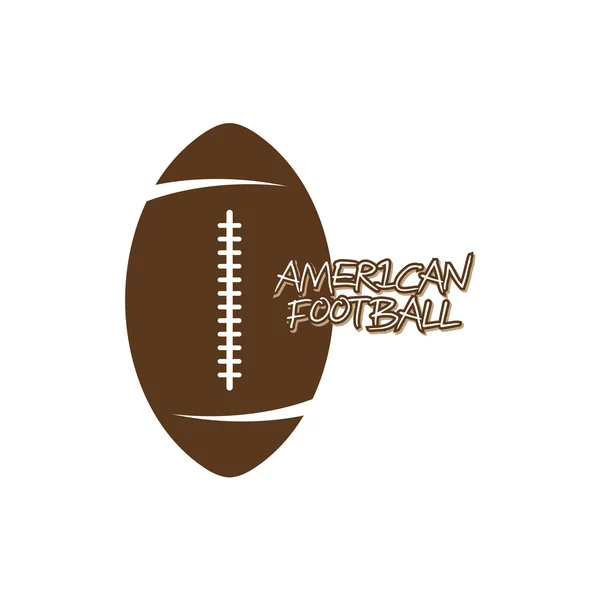 American football icon — Stock Vector