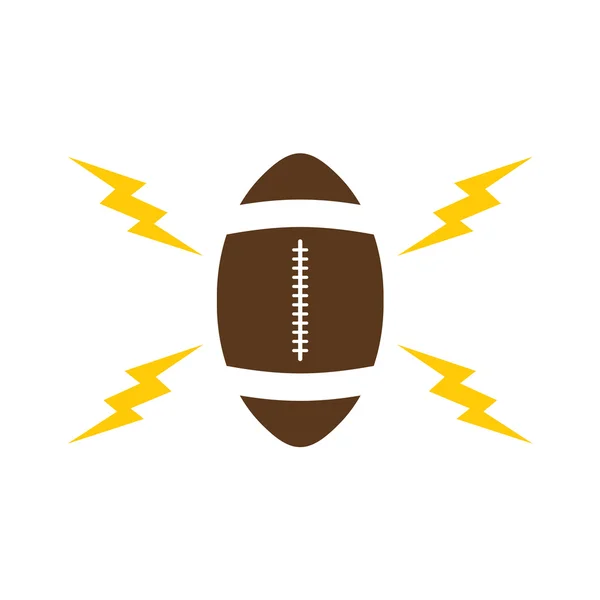 American football icon — Stock Vector