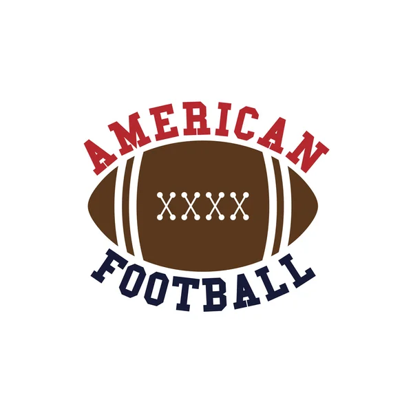 Amerikanische Fußball-Ikone — Stockvektor