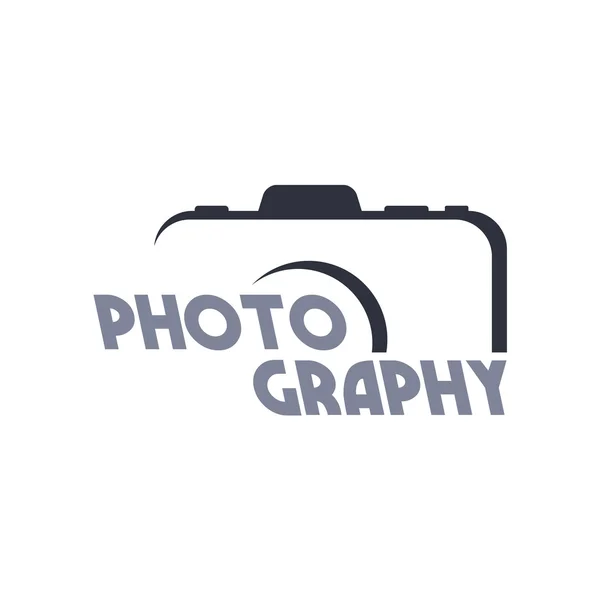 Photographie - modèle de logo — Image vectorielle