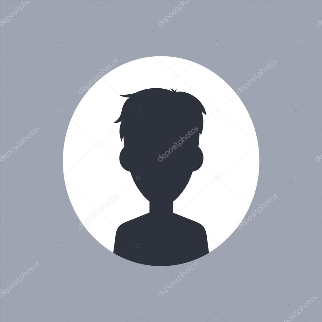 Male person silhouette