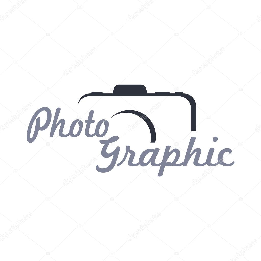 Photography - logo template, vector illustration