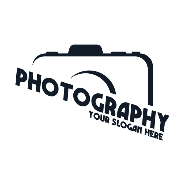 Photographie - modèle de logo — Image vectorielle