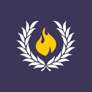 çelenk yangın çizim ile